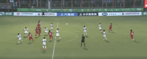 上海海港B队连追两球2-2广州蒲公英，张慧宇绝平