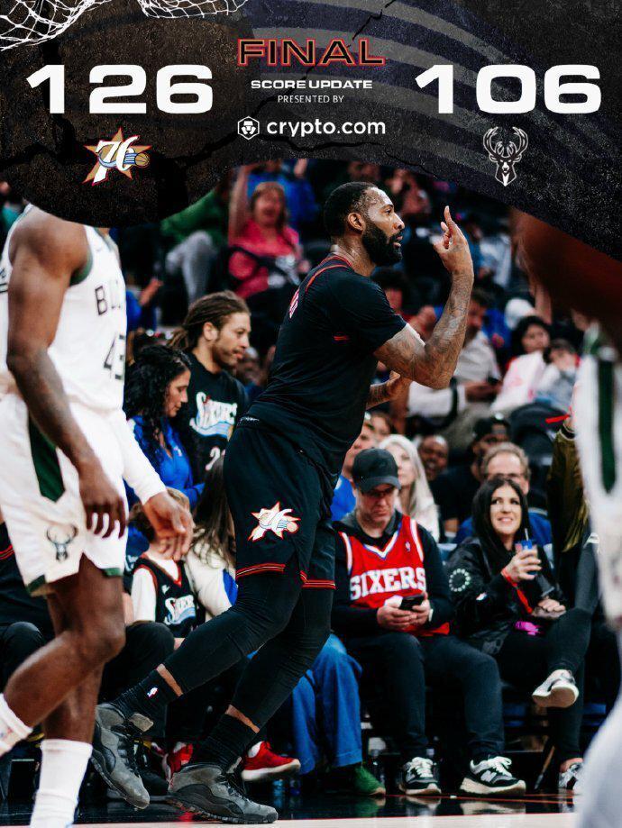 开云下载-无缘直通季后赛！马克西21分76人横扫雄鹿 附加赛将战魔术